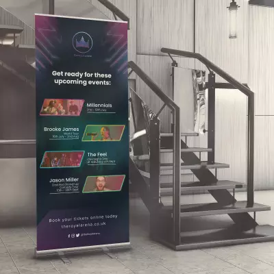 Roller Popup Banners Roller display exhibition banners by Afizz Print Rutland